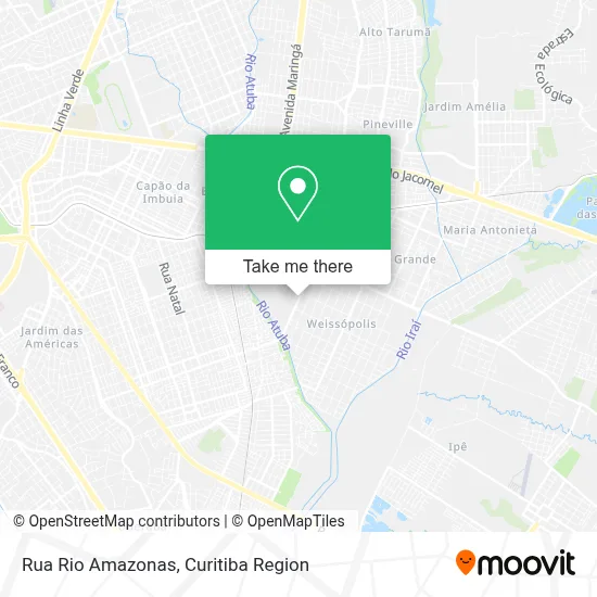 Rua Rio Amazonas map