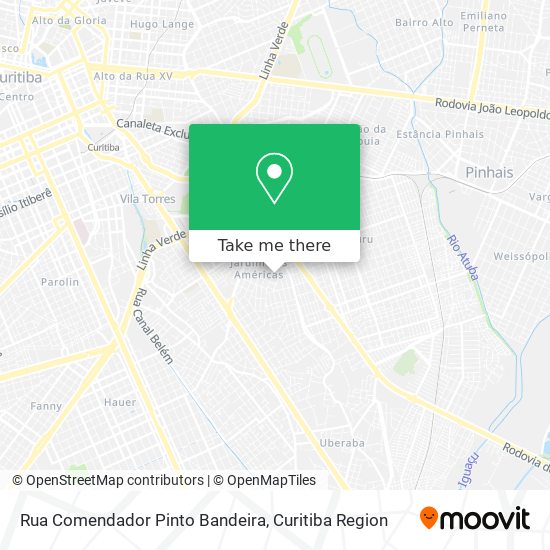 Rua Comendador Pinto Bandeira map