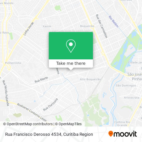 Rua Francisco Derosso 4534 map