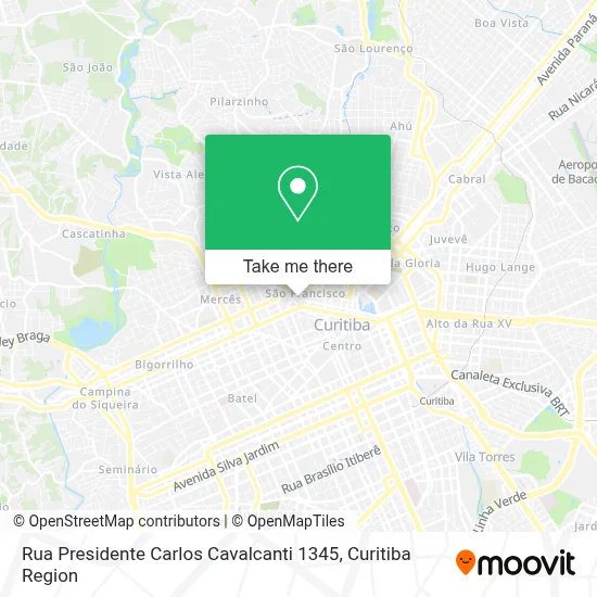 Rua Presidente Carlos Cavalcanti 1345 map