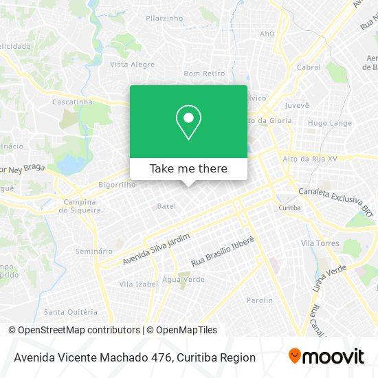 Avenida Vicente Machado 476 map