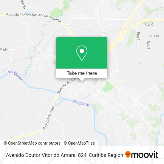 Avenida Doutor Vítor do Amaral 824 map