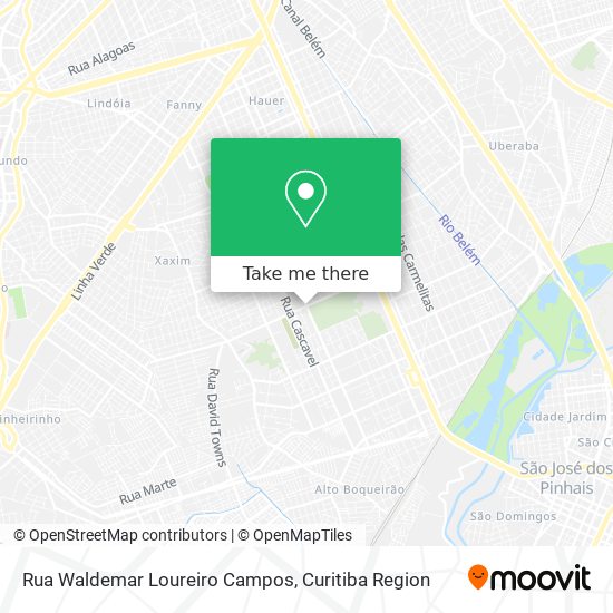 Rua Waldemar Loureiro Campos map