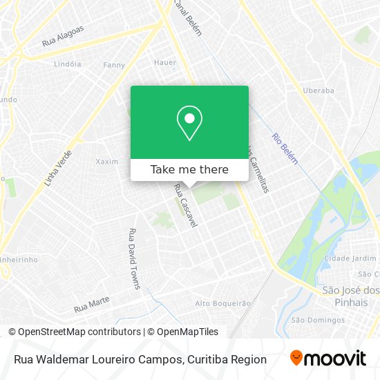 Rua Waldemar Loureiro Campos map