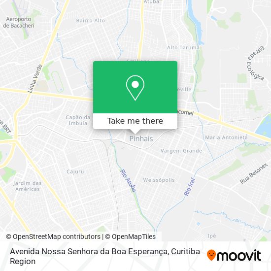 Avenida Nossa Senhora da Boa Esperança map