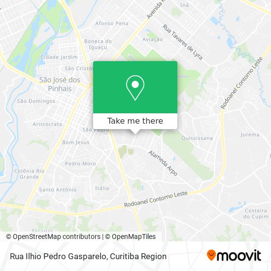 Rua Ilhio Pedro Gasparelo map