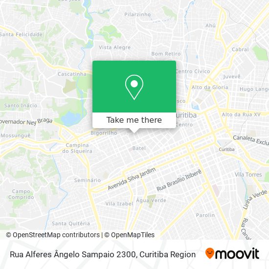 Mapa Rua Alferes Ângelo Sampaio 2300