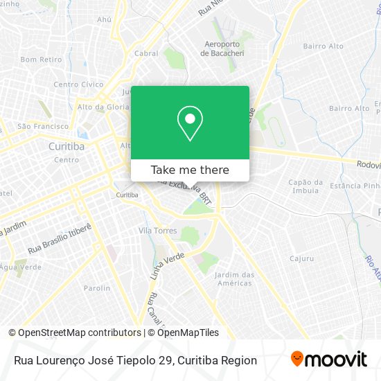 Rua Lourenço José Tiepolo 29 map