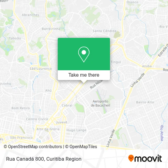 Rua Canadá 800 map