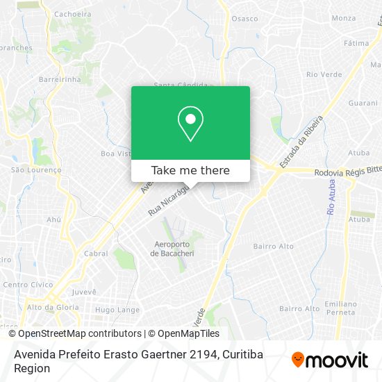 Avenida Prefeito Erasto Gaertner 2194 map