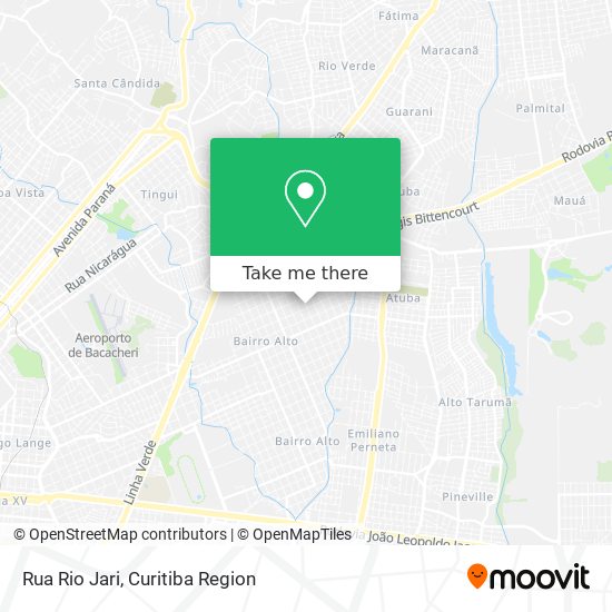 Mapa Rua Rio Jari