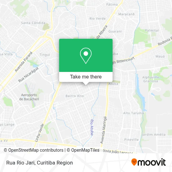Rua Rio Jari map