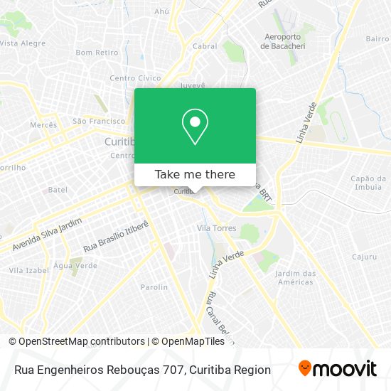 Rua Engenheiros Rebouças 707 map