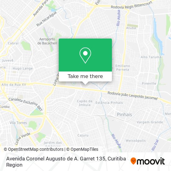 Avenida Coronel Augusto de A. Garret 135 map