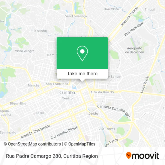 Rua Padre Camargo 280 map