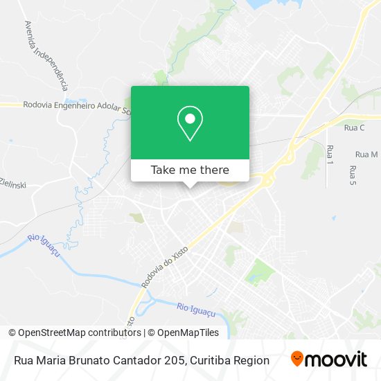 Rua Maria Brunato Cantador 205 map