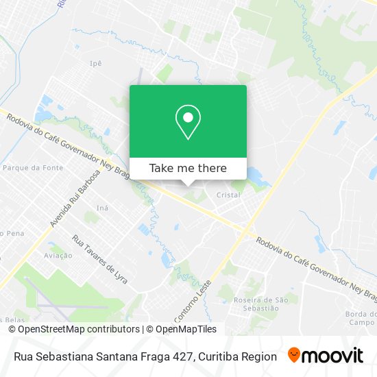 Rua Sebastiana Santana Fraga 427 map