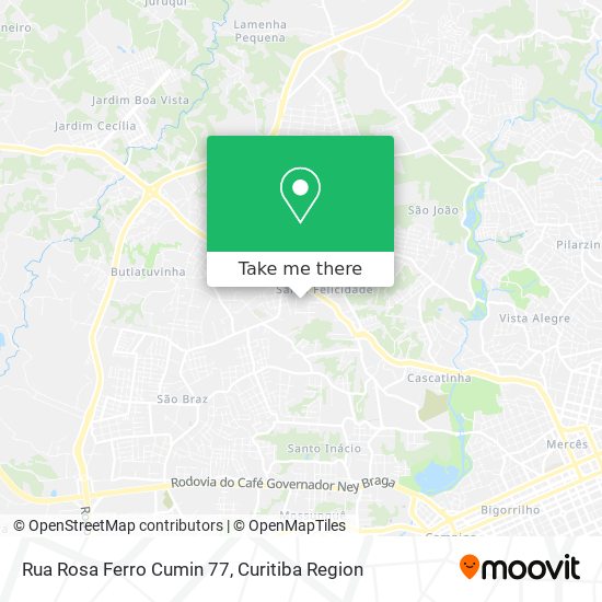 Rua Rosa Ferro Cumin 77 map