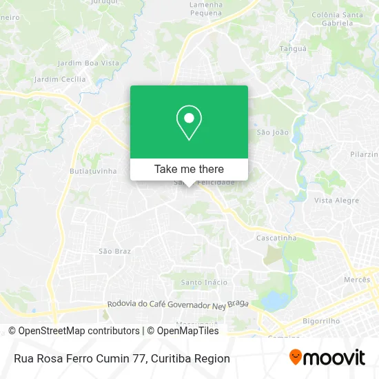 Rua Rosa Ferro Cumin 77 map