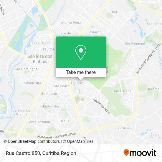 Rua Castro 850 map
