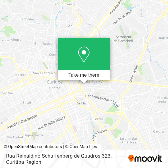 Rua Reinaldino Schaffenberg de Quadros 323 map