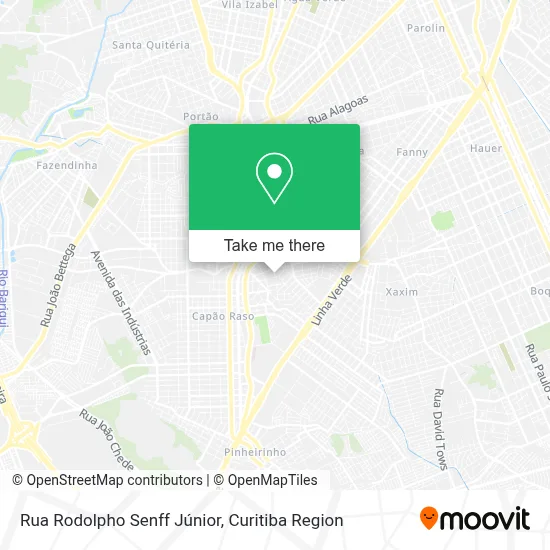 Rua Rodolpho Senff Júnior map
