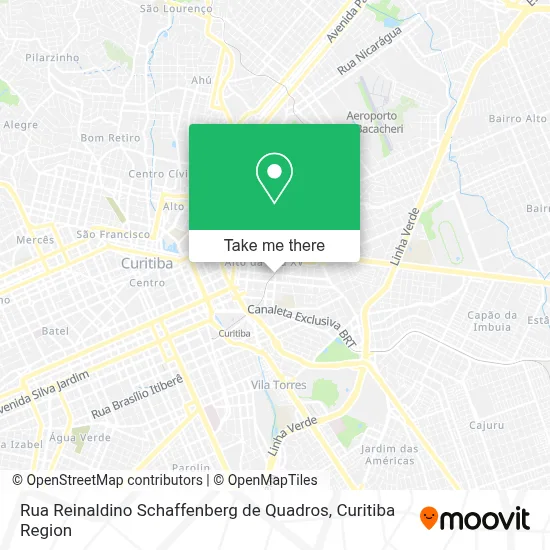 Rua Reinaldino Schaffenberg de Quadros map