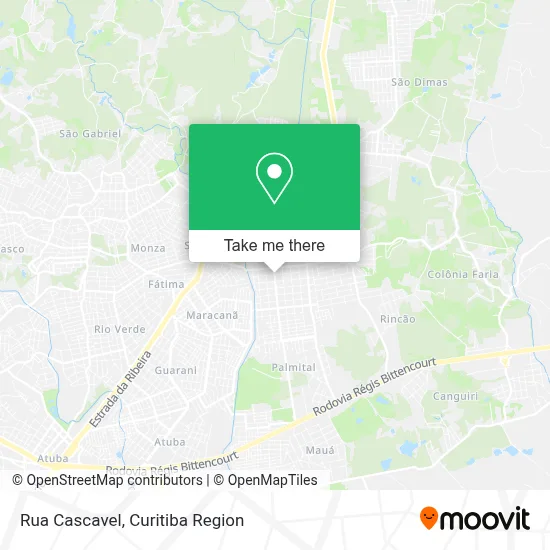 Rua Cascavel map