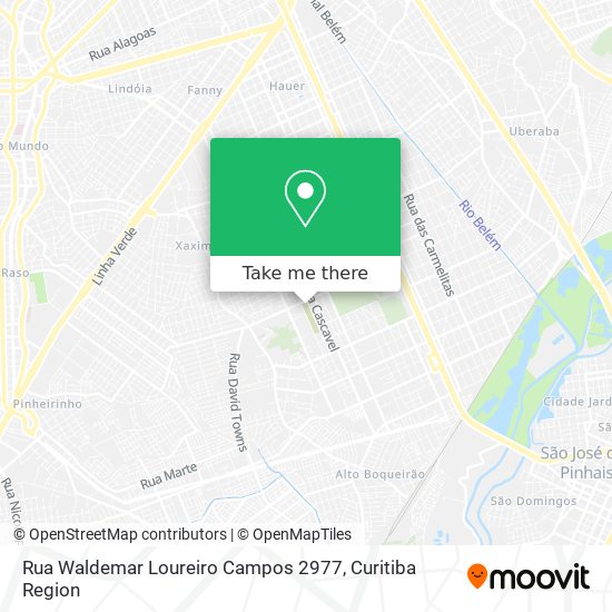 Mapa Rua Waldemar Loureiro Campos 2977