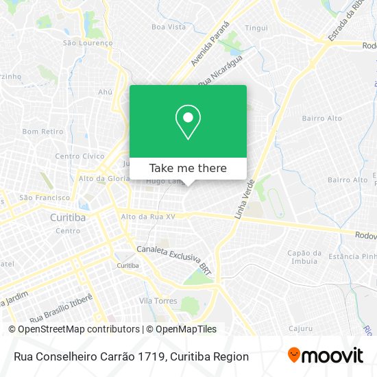 Rua Conselheiro Carrão 1719 map