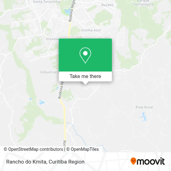 Rancho do Kmita map