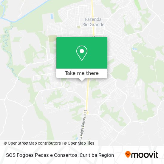 SOS Fogoes Pecas e Consertos map