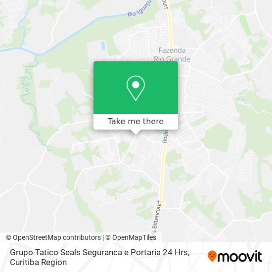 Grupo Tatico Seals Seguranca e Portaria 24 Hrs map