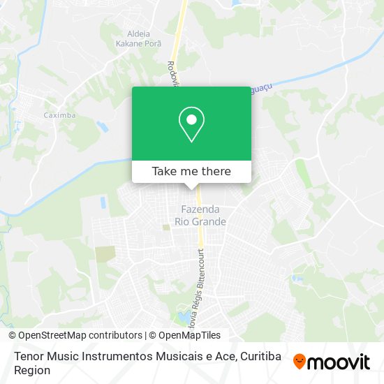 Tenor Music Instrumentos Musicais e Ace map
