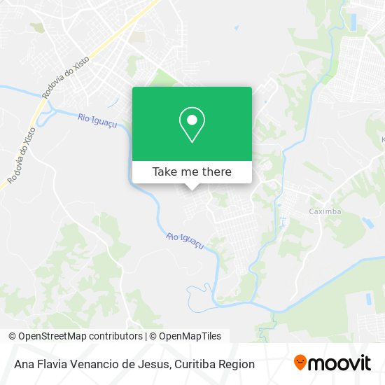 Ana Flavia Venancio de Jesus map