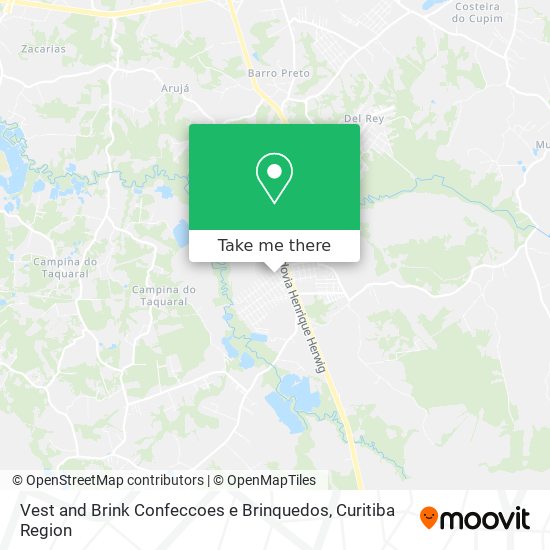 Vest and Brink Confeccoes e Brinquedos map