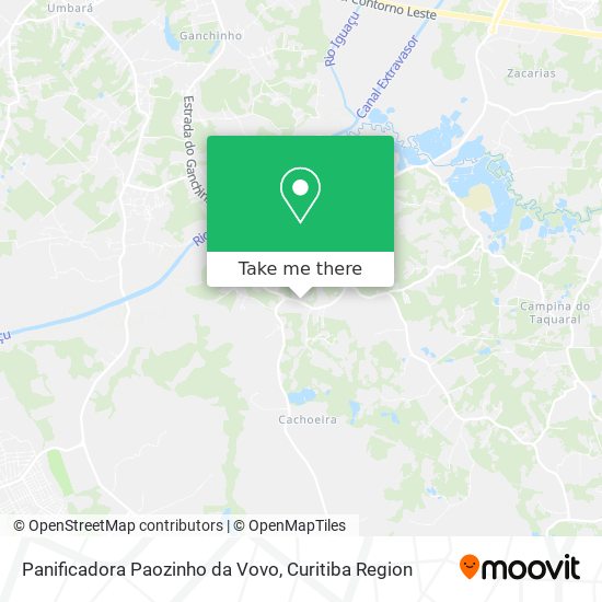 Panificadora Paozinho da Vovo map
