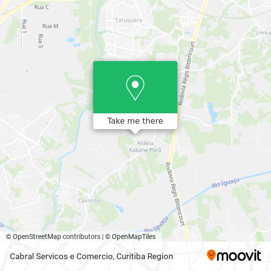 Cabral Servicos e Comercio map