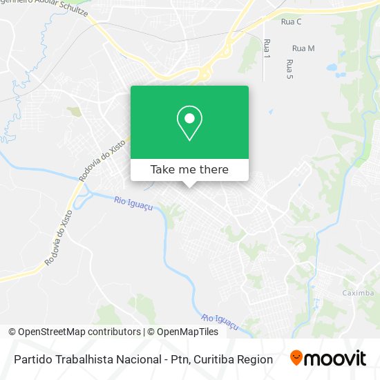 Mapa Partido Trabalhista Nacional - Ptn