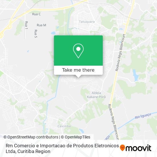 Mapa Rm Comercio e Importacao de Produtos Eletronicos Ltda