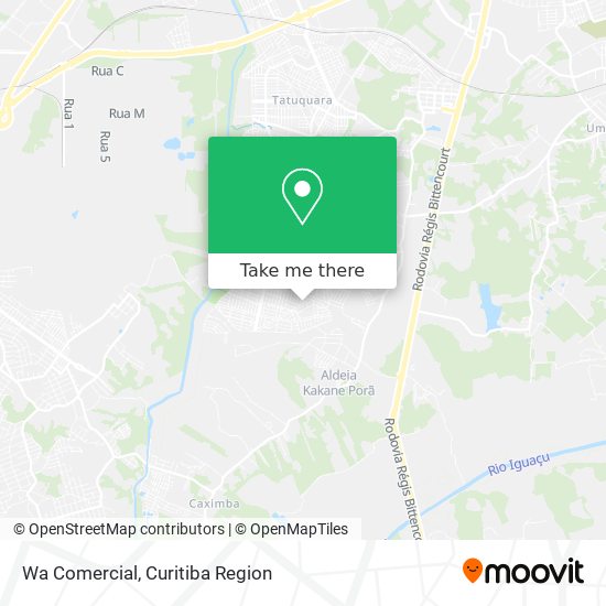 Wa Comercial map