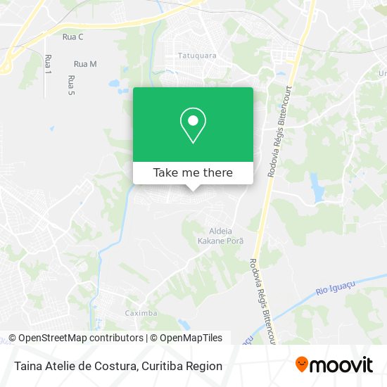 Taina Atelie de Costura map