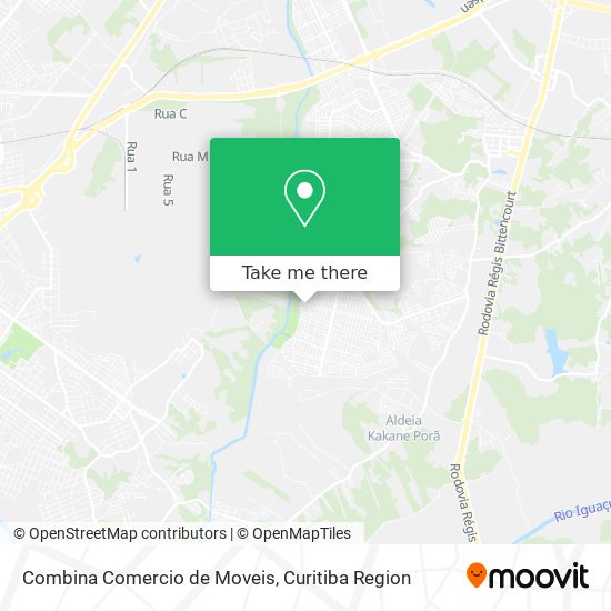 Combina Comercio de Moveis map