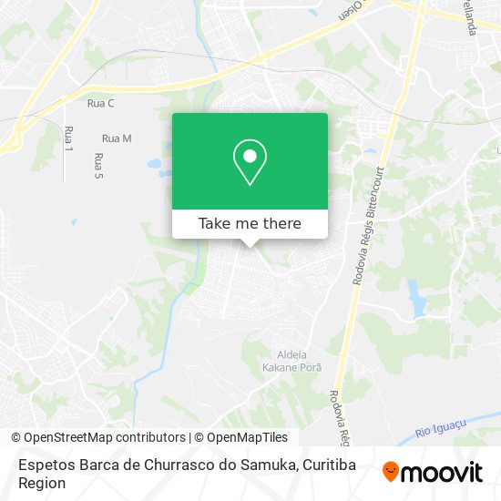 Espetos Barca de Churrasco do Samuka map