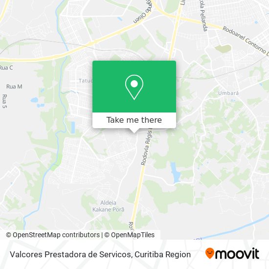 Valcores Prestadora de Servicos map