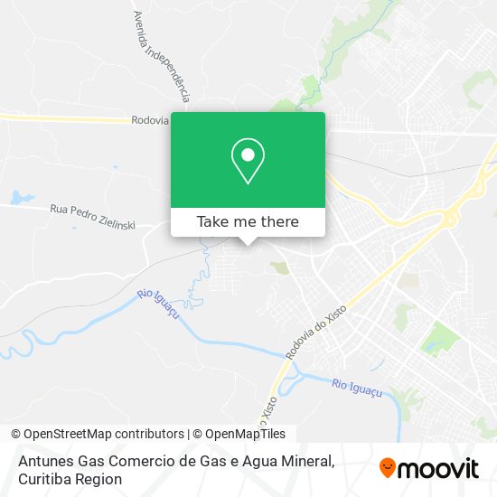 Antunes Gas Comercio de Gas e Agua Mineral map