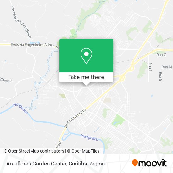 Mapa Arauflores Garden Center
