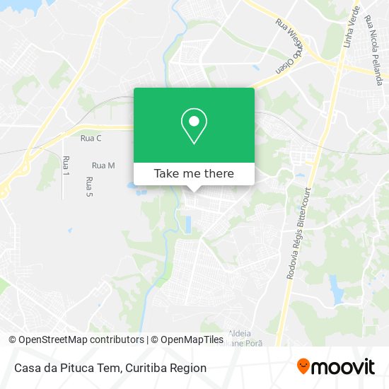 Mapa Casa da Pituca Tem