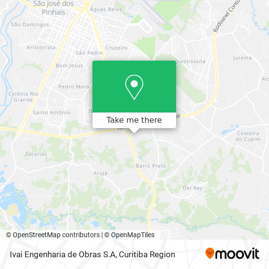 Ivai Engenharia de Obras S.A map