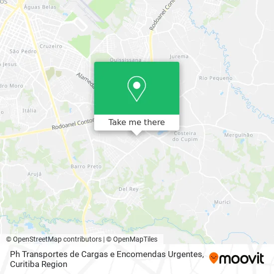 Ph Transportes de Cargas e Encomendas Urgentes map